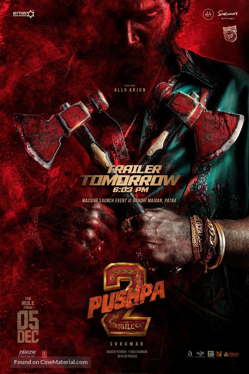 Pushpa: The Rule - Part 2 - Indian Movie Poster