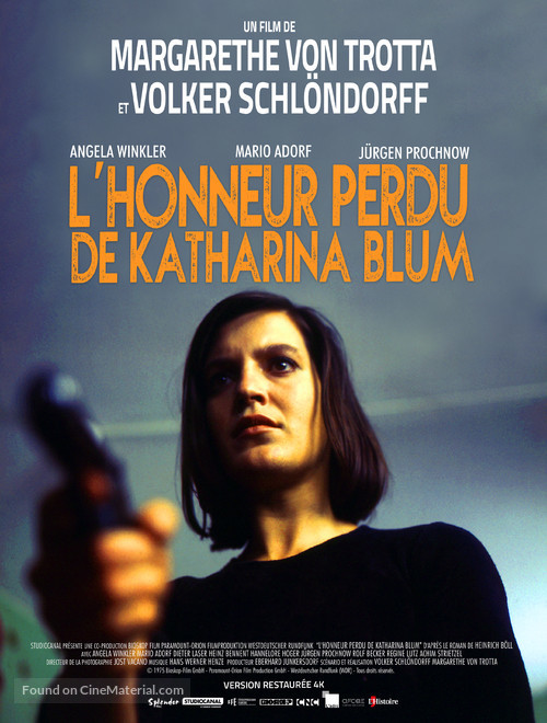 Die verlorene Ehre der Katharina Blum oder: Wie Gewalt entstehen und wohin sie f&uuml;hren kann - French Re-release movie poster
