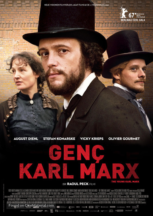 Le jeune Karl Marx - Turkish Movie Poster
