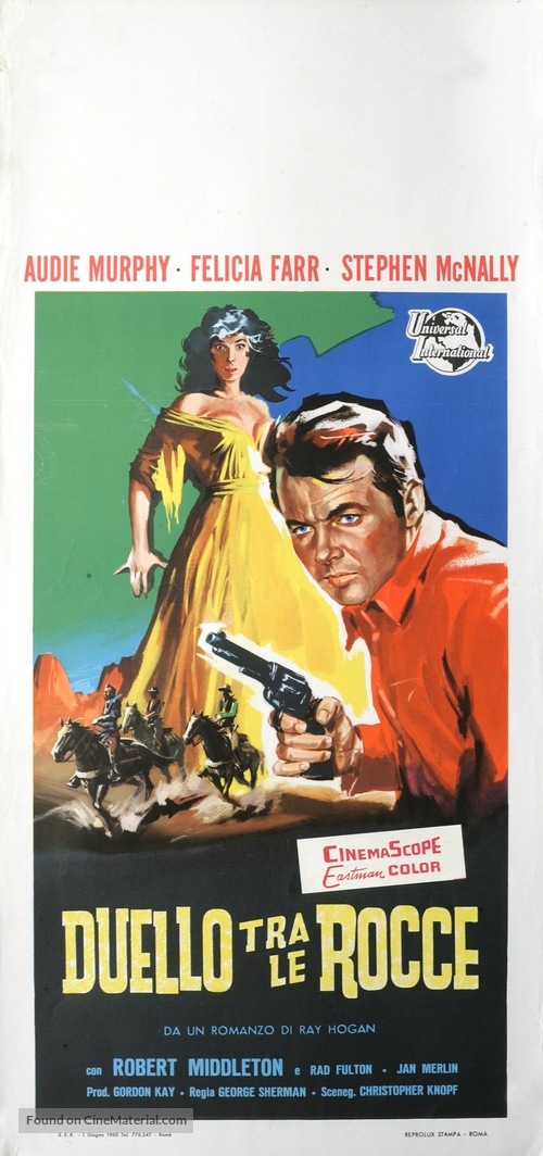Hell Bent for Leather - Italian Movie Poster
