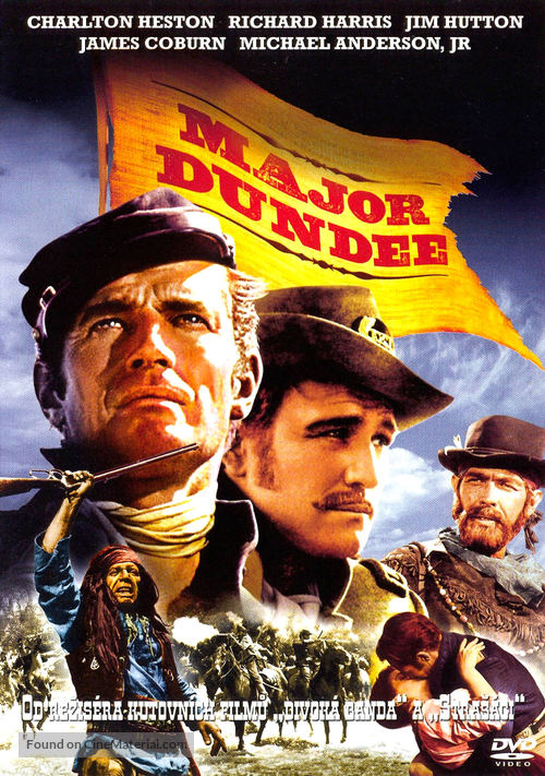 Major Dundee - Czech DVD movie cover