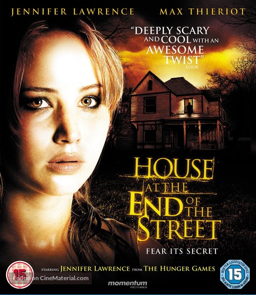 House at the End of the Street - British Blu-Ray movie cover