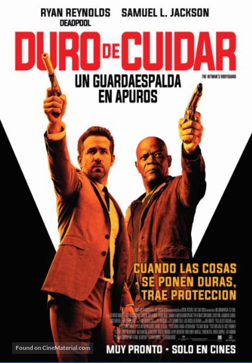The Hitman&#039;s Bodyguard - Argentinian Movie Poster