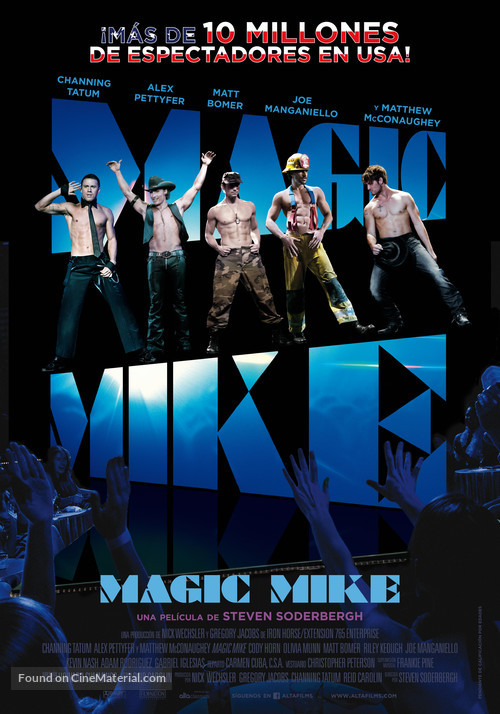 Magic Mike - Spanish Movie Poster