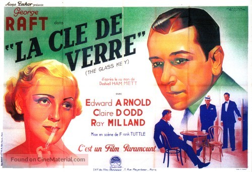 The Glass Key - French Movie Poster