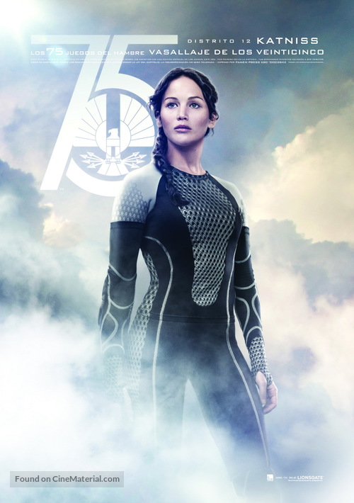 The Hunger Games: Catching Fire - Spanish Movie Poster