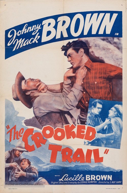 The Crooked Trail - Re-release movie poster