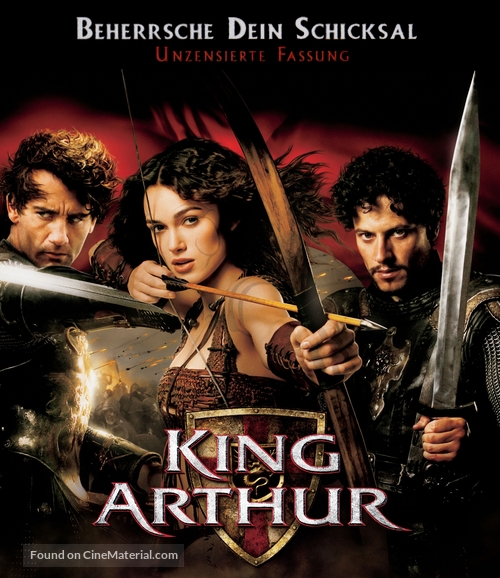 King Arthur - German Blu-Ray movie cover