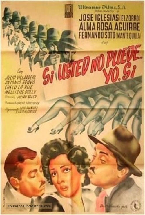 Si usted no puede, yo s&iacute; - Mexican Movie Poster