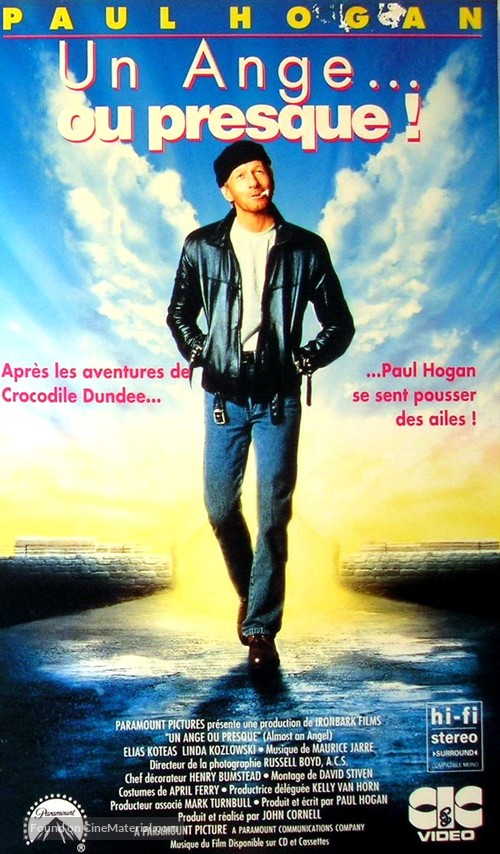 Almost an Angel - French VHS movie cover