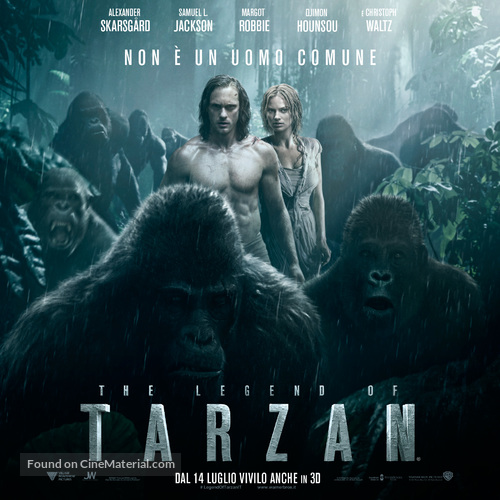 The Legend of Tarzan - Italian Movie Poster