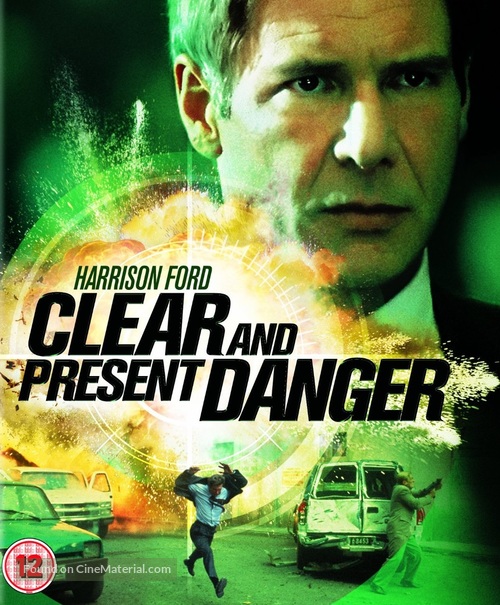 Clear and Present Danger - British Movie Cover