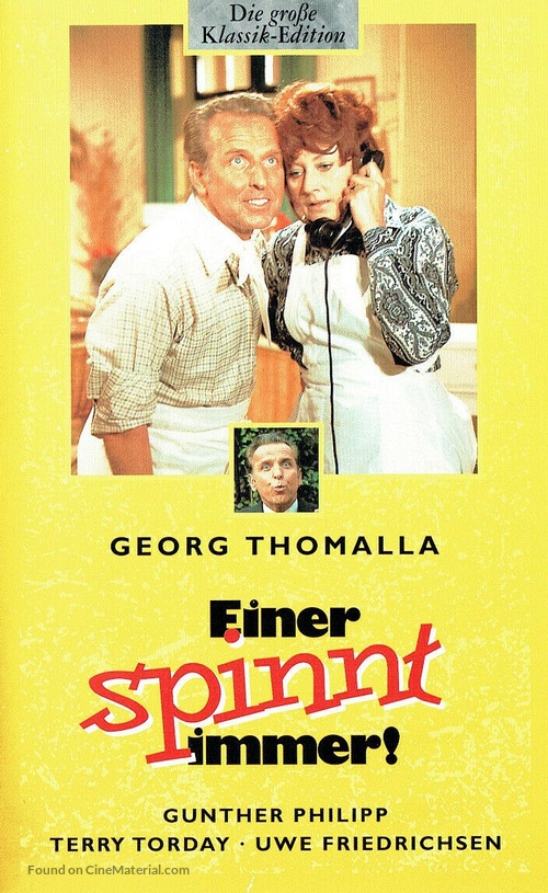 Einer spinnt immer - German VHS movie cover