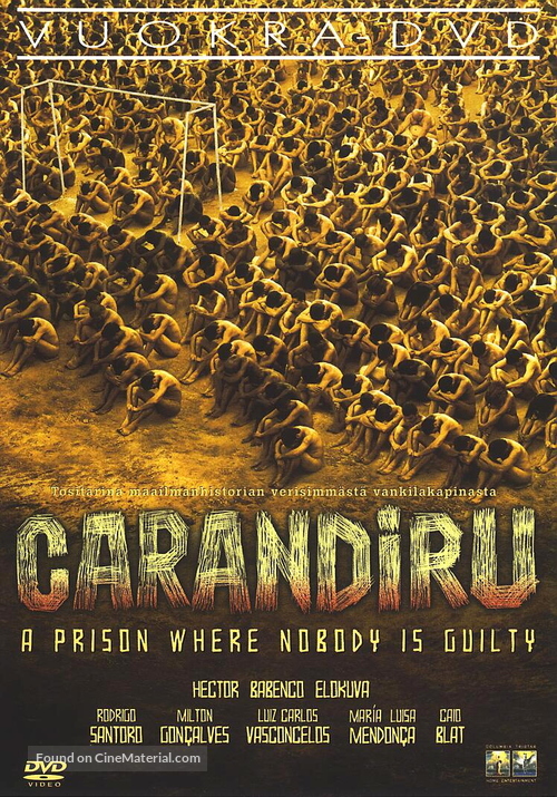 Carandiru - Finnish DVD movie cover