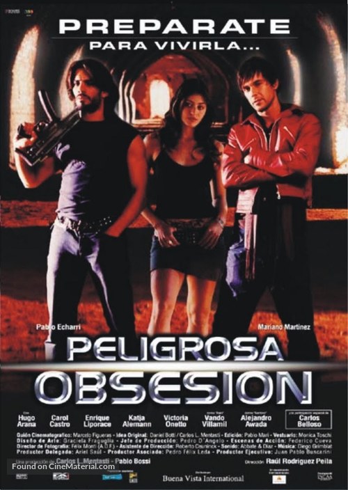 Peligrosa obsesi&oacute;n - Argentinian Movie Poster