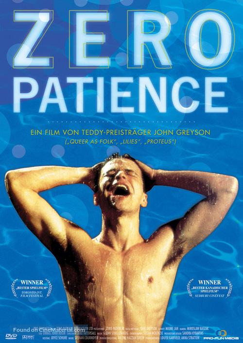 Zero Patience - German Movie Cover