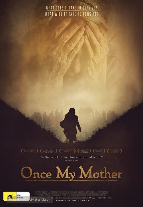 Once My Mother - Australian Movie Poster