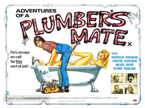 Adventures of a Plumber's Mate - British Movie Poster