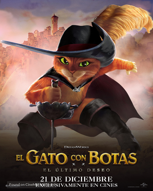 Puss in Boots: The Last Wish - Spanish Movie Poster