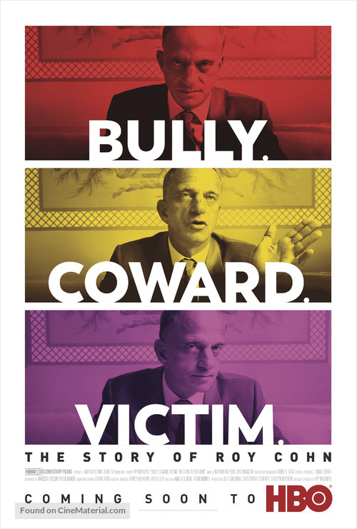 Bully. Coward. Victim. The Story of Roy Cohn - Movie Poster