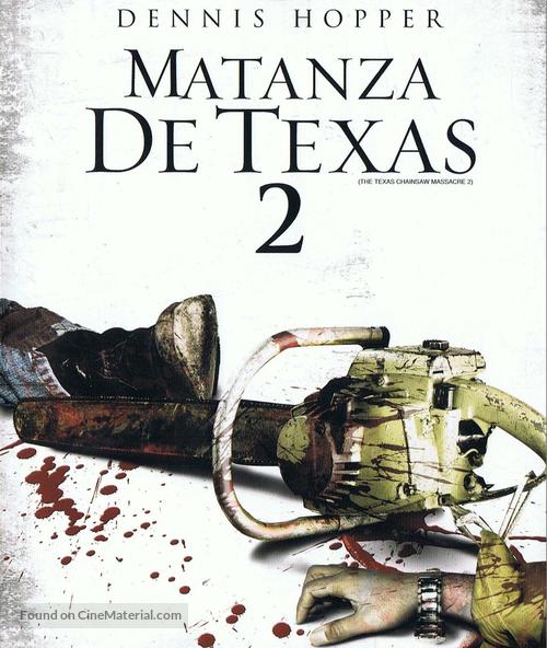 The Texas Chainsaw Massacre 2 - Spanish Blu-Ray movie cover