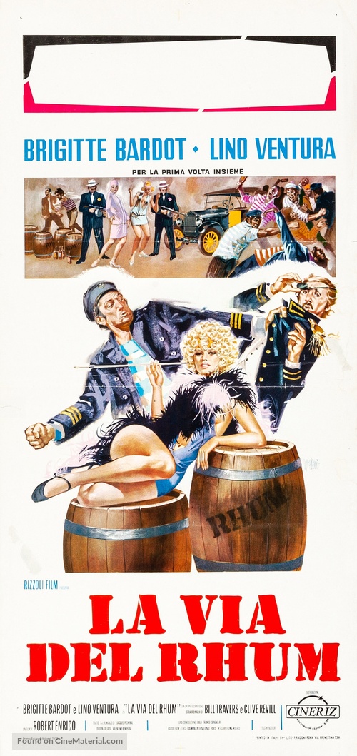 Boulevard du rhum - Italian Movie Poster