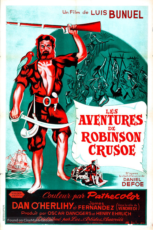 Robinson Crusoe - French Movie Poster