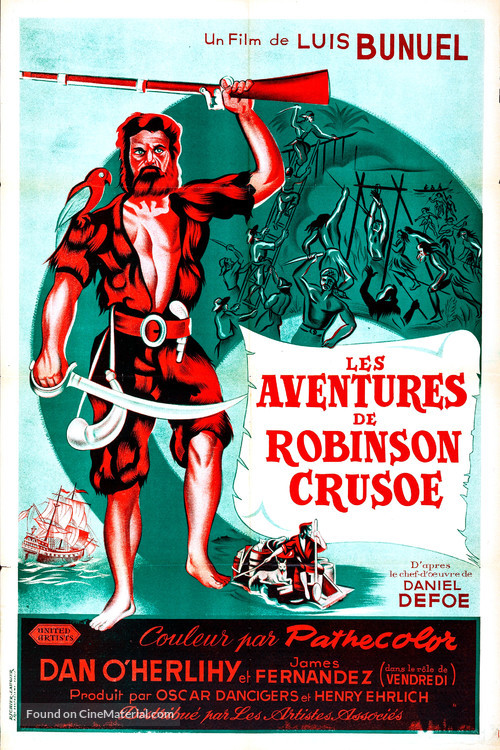 Robinson Crusoe - French Movie Poster