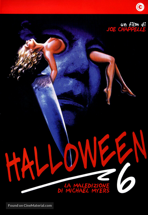 Halloween: The Curse of Michael Myers - Italian DVD movie cover