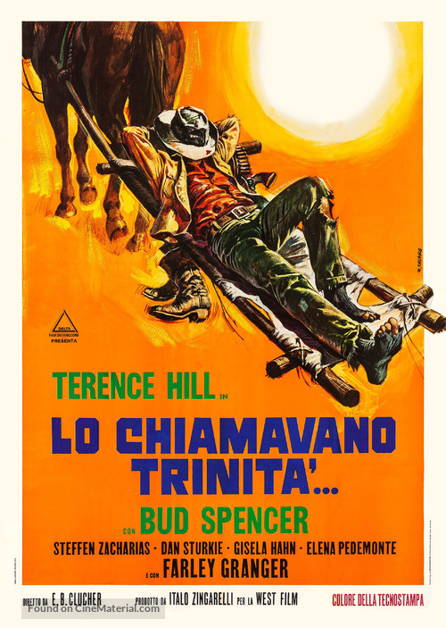Lo chiamavano Trinit&agrave; - Italian Movie Poster