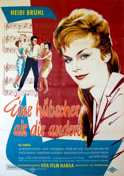 Eine h&uuml;bscher als die andere - German Movie Poster