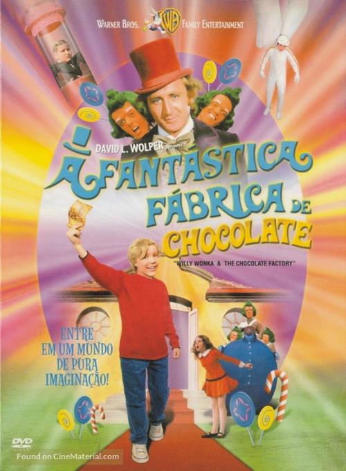 Willy Wonka &amp; the Chocolate Factory - Portuguese DVD movie cover