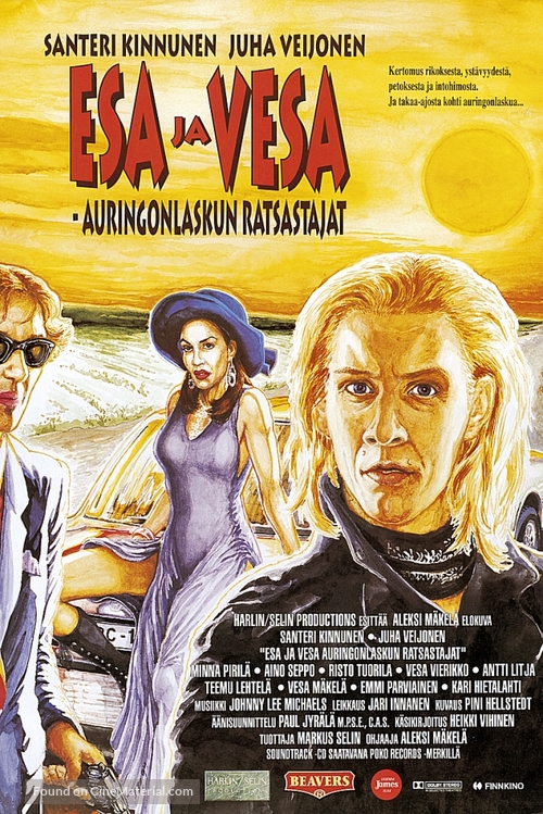 Esa ja Vesa - auringonlaskun ratsastajat - Finnish Movie Poster