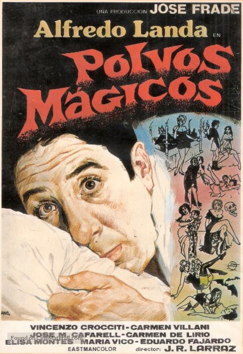 Polvos m&aacute;gicos - Spanish Movie Poster