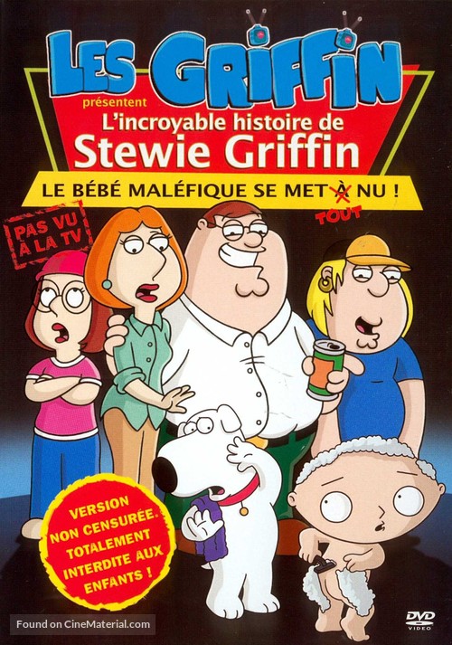 Family Guy Presents Stewie Griffin: The Untold Story - French DVD movie cover