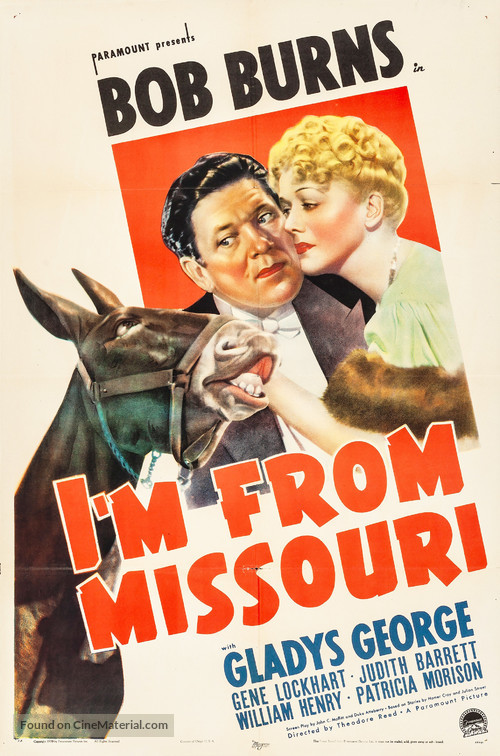 I&#039;m from Missouri - Movie Poster
