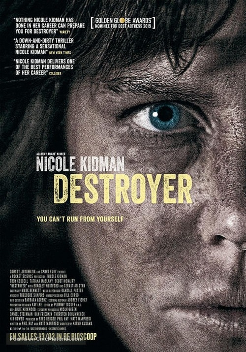 Destroyer - Belgian Movie Poster