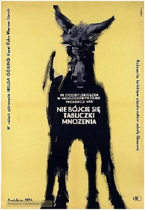 Peter und das Einmaleins mit der Sieben - Polish Movie Poster