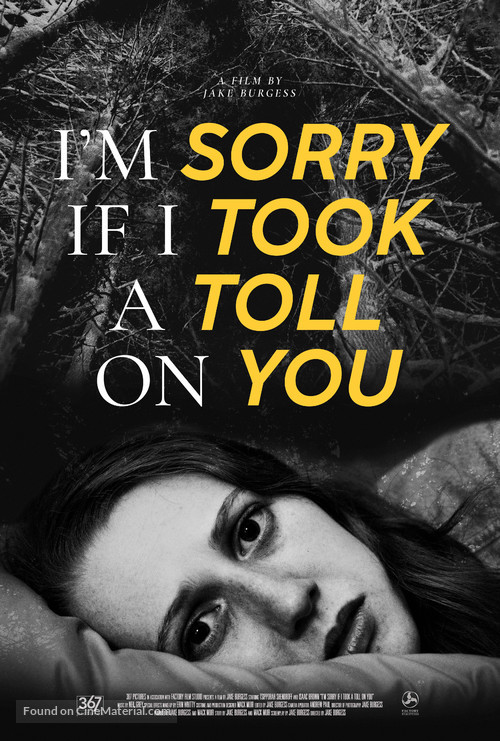 I&#039;m Sorry If I Took a Toll on You - Canadian Movie Poster