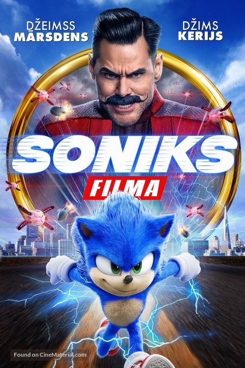 Sonic the Hedgehog - Latvian Video on demand movie cover