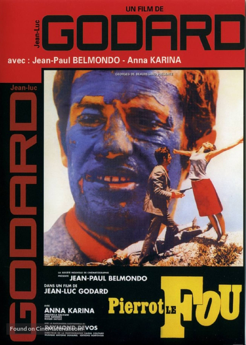 Pierrot le fou - French Movie Cover