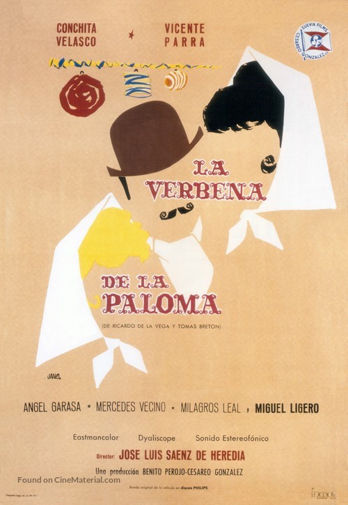 Verbena de la Paloma, La - Spanish Movie Poster