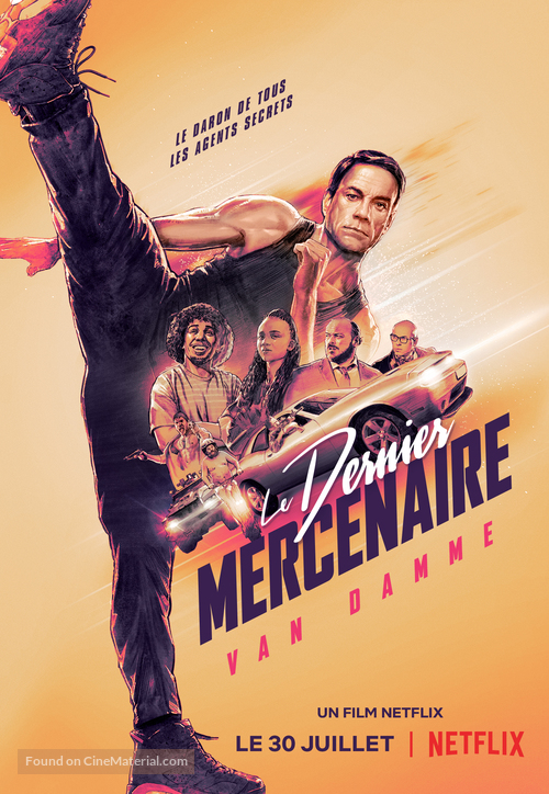 The Last Mercenary - French Movie Poster