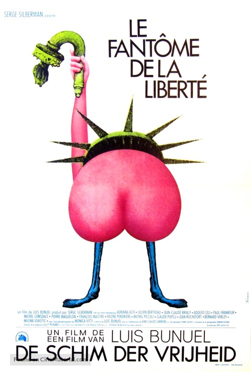 La fant&ocirc;me de la libert&eacute; - Belgian Movie Poster