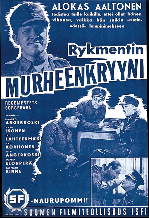 Rykmentin murheenkryyni - Finnish Movie Poster