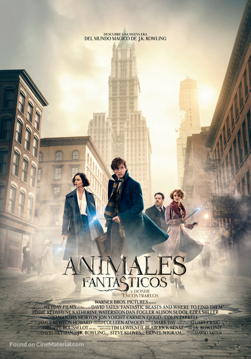 Fantastic Beasts and Where to Find Them - Spanish Movie Poster
