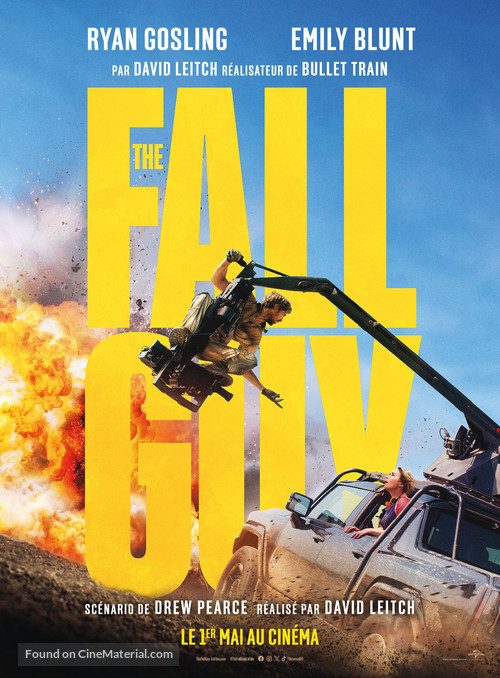 The Fall Guy - French Movie Poster