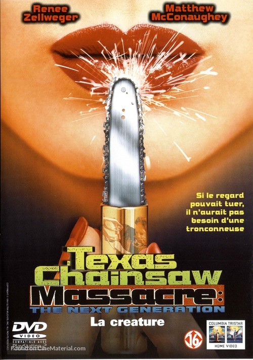 The Return of the Texas Chainsaw Massacre - Belgian DVD movie cover