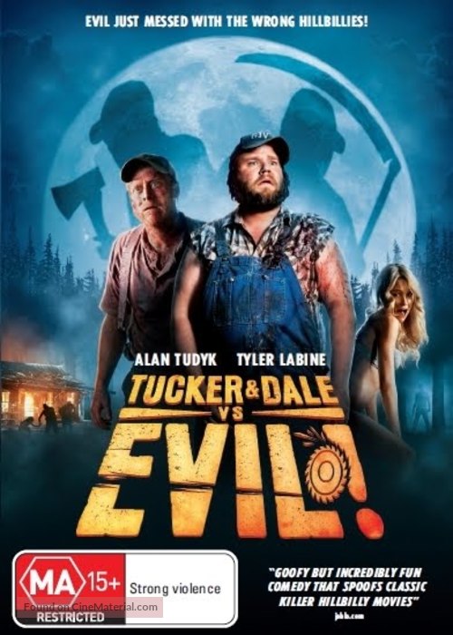 Tucker and Dale vs Evil - Australian DVD movie cover