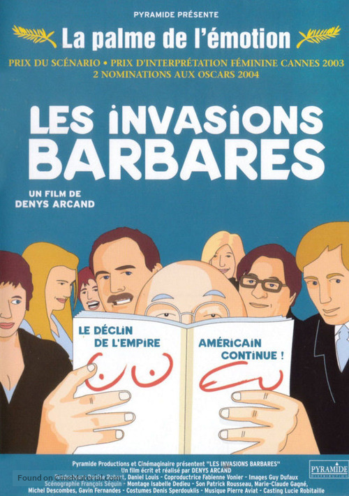 Invasions barbares, Les - French Movie Poster